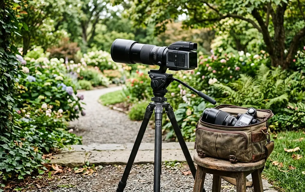 Image showing garden telephoto portrait